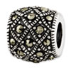 Reflection Beads Sterling Silver Marcasite Bali Bead