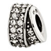 Reflection Beads Sterling Silver Swarovski Elements Fancy Bead