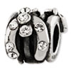 Reflection Beads Sterling Silver Horseshoe, Lock and Cross Bead