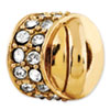 Reflection Beads Sterling Silver Gold-plated Swarovski Elements Bead