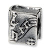 Reflection Beads Sterling Silver Music Book Bead