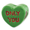 Reflection Beads Sterling Silver Kids Only Love Enameled Heart Bead