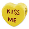 Reflection Beads Sterling Silver Kids Kiss Me Enameled Heart Bead