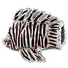Reflection Beads Sterling Silver Enameled Lion Fish Bead