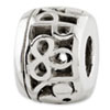 Reflection Beads Sterling Silver Floral Bali Bead