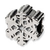 Reflection Beads Sterling Silver Snowflake Bead