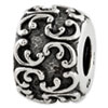 Reflection Beads Sterling Silver Fancy Scroll Bali Bead