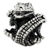 Reflection Beads Sterling Silver Alligator Bead