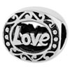 Reflection Beads Sterling Silver Love Bead