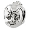 Reflection Beads Sterling Silver Little Girl's Head Bead