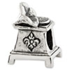 Reflection Beads Sterling Silver Phonograph Bead