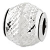 Reflection Beads Sterling Silver Diamond-cut Bead