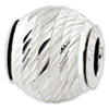 Reflection Beads Sterling Silver Diamond-cut Bead