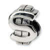 Reflection Beads Sterling Silver Dollar Sign Bead