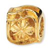 Reflection Beads 14k Yellow Gold Clover Bead