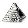 Reflection Beads Sterling Silver Pyramid Bead
