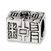 Reflection Beads Sterling Silver Suitcase Bead