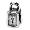 Reflection Beads Sterling Silver Padlock Bead