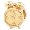 Reflection Beads Sterling Silver and Gold-plated Alarm Clock Bead