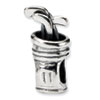 Reflection Beads Sterling Silver Golf Bag Bead