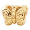 Reflection Beads Sterling Silver and Gold-plated Butterfly Bead