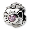 Reflection Beads Sterling Silver Pink CZ Bead