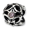 Reflection Beads Sterling Silver Pink CZ Bead