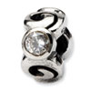 Reflection Beads Sterling Silver CZ Bead