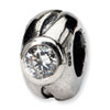 Reflection Beads Sterling Silver CZ Bead