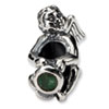 Reflection Beads Sterling Silver May CZ Birthstone Angel Bead