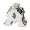 Reflection Beads Sterling Silver Letter A Bead