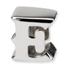 Reflection Beads Sterling Silver Letter E Bead
