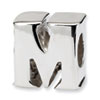 Reflection Beads Sterling Silver Letter M Bead