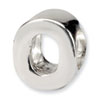 Reflection Beads Sterling Silver Letter O Bead