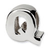 Reflection Beads Sterling Silver Letter Q Bead