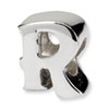 Reflection Beads Sterling Silver Letter R Bead