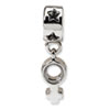 Reflection Beads Sterling Silver Female Sign Dangle Bead