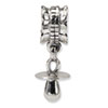 Reflection Beads Sterling Silver Baby Pacifier Dangle Bead