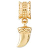Reflection Beads Sterling Silver and Gold-plated Tiger Claw Dangle Bead