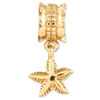 Reflection Beads Sterling Silver and Gold-plated Starfish Dangle Bead