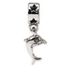 Reflection Beads Sterling Silver Dolphin Dangle Bead