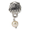 Reflection Beads Sterling Silver Shell Freshwater Cultured Pearl Dangle Bead