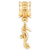 Reflection Beads Sterling Silver and Gold-plated Sea Horse Dangle Bead