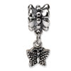 Reflection Beads Sterling Silver Butterfly Dangle Bead