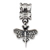Reflection Beads Sterling Silver Dragonfly Dangle Bead
