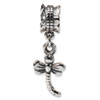 Reflection Beads Sterling Silver Dragonfly Dangle Bead