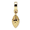 Reflection Beads 14k Yellow Gold Ash Dangle Bead