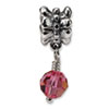 Reflection Beads Sterling Silver Pink Dangle Bead