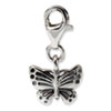 Reflection Beads Sterling Silver Butterfly Click-on for Bead