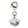 Reflection Beads Sterling Silver Graduation Cap Click-on for Bead
